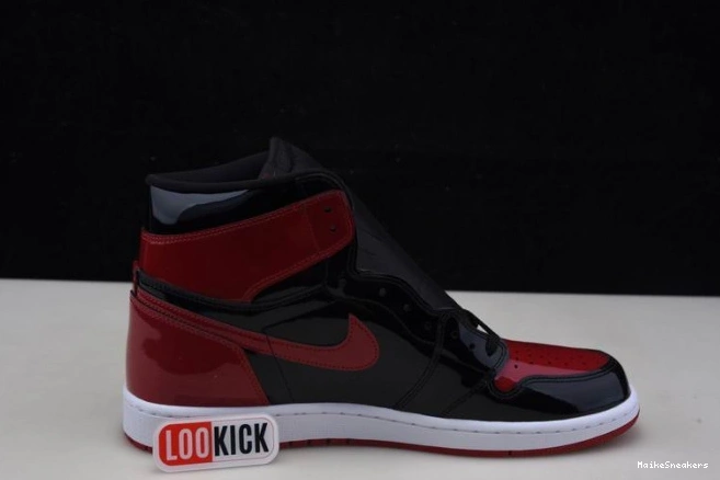 MaikeSneakers Patent 555088-063 Jordan 1 High Bred OG Air 0629